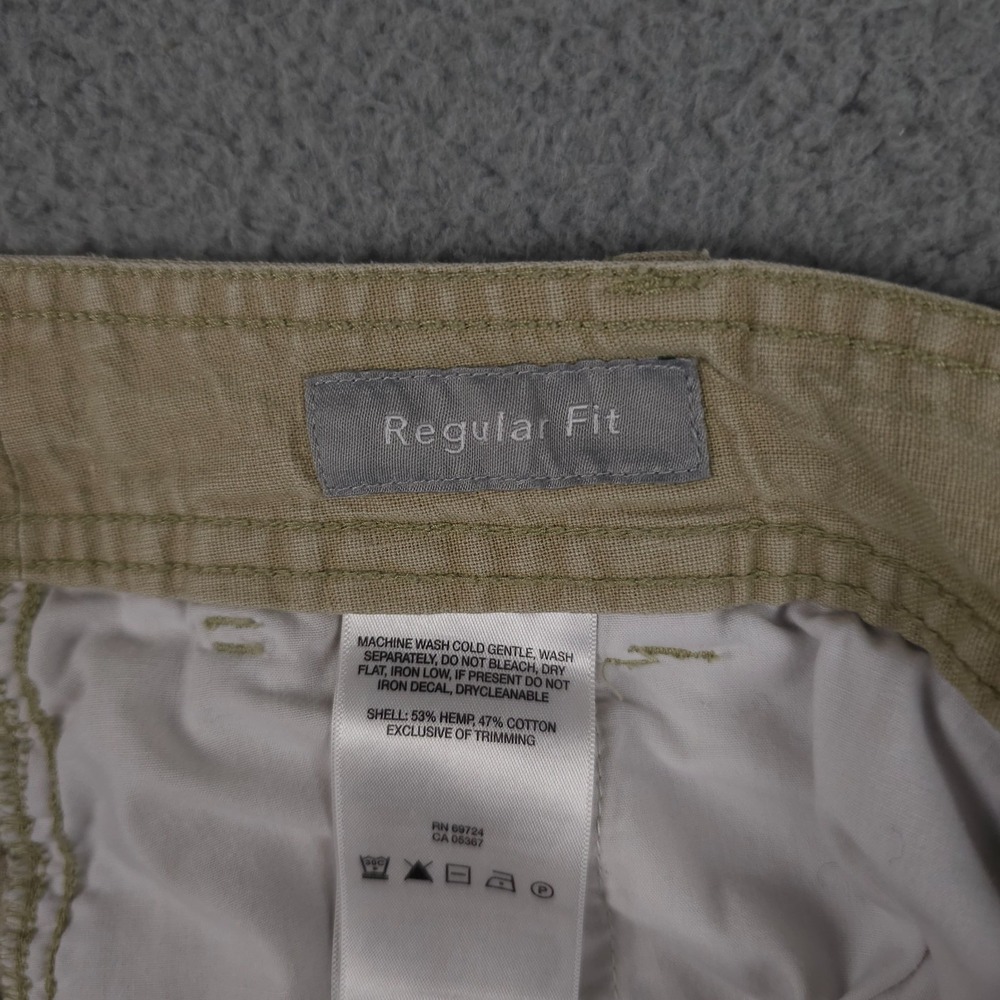 Columbia Shorts Men 32 Beige Chino Silver Ridge Hemp Blend Omni Shade Hiking - Picture 5 of 14